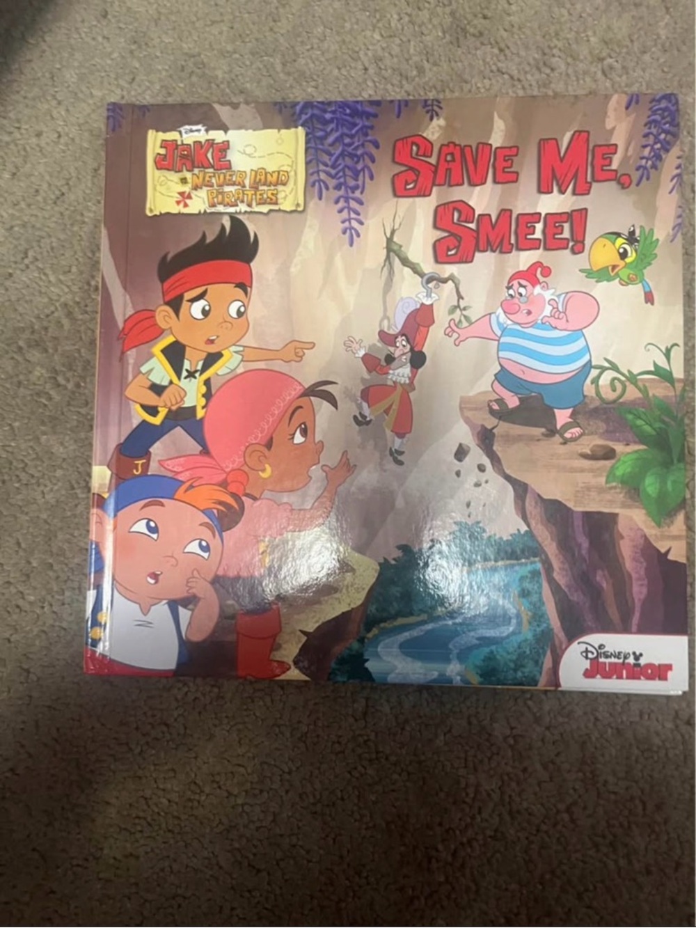 Disney Junior Jake and the Never Land Pirates Save Me, Smee! Book